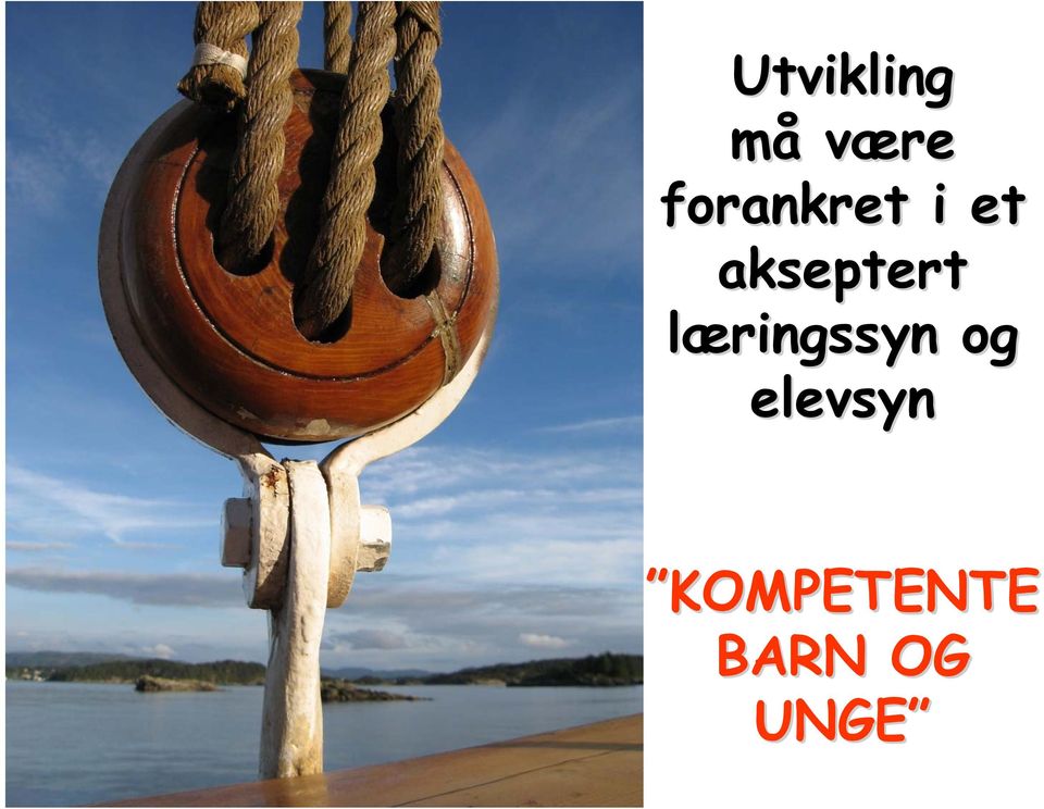 akseptert læringssyn