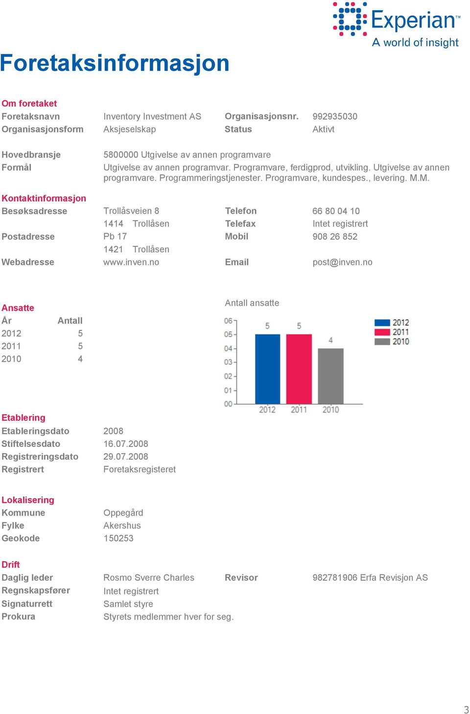 Programvare, kundespes., levering. M.