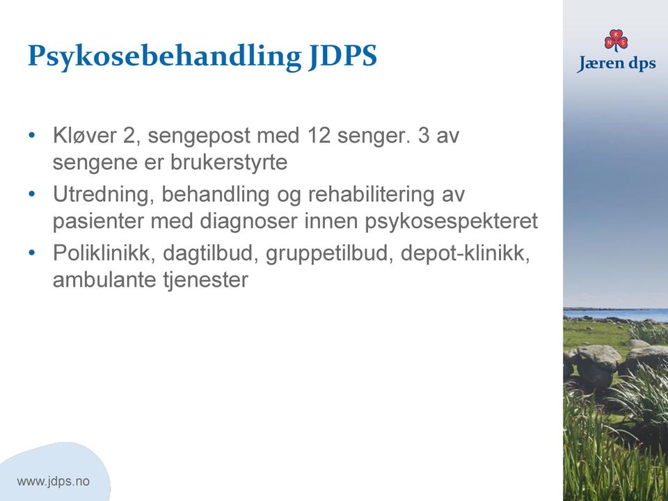 rehabilitering av pasienter med diagnoser innen