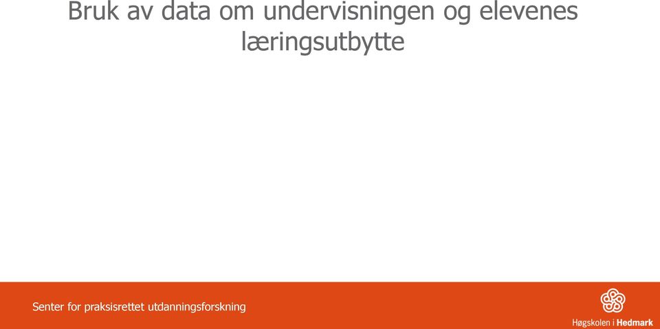 undervisningen