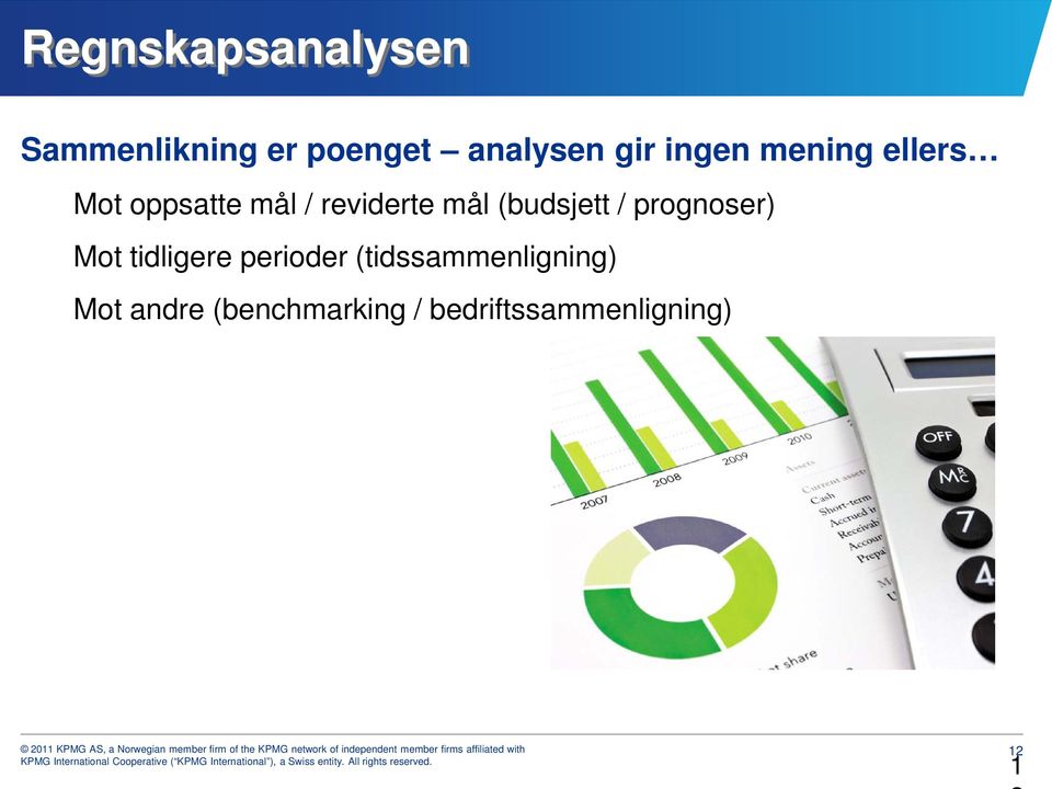 (budsjett / prognoser) Mot tidligere perioder