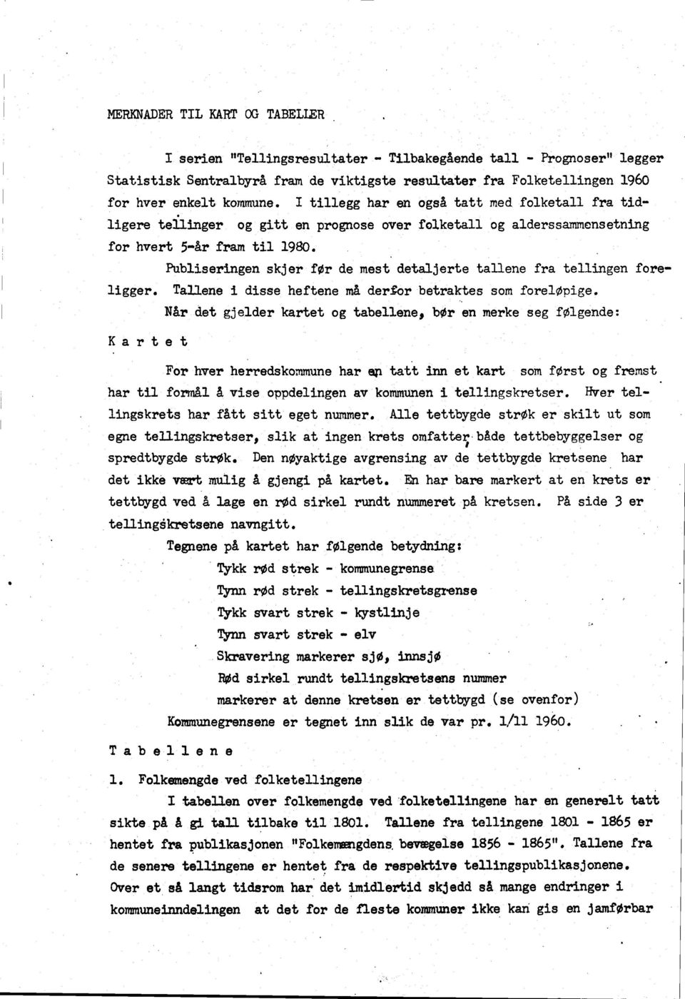 Publiseringen skjer før de mest detaljerte tallene fra tellingen foreligger. Tallene i disse heftene må derfor betraktes som foreløpige.