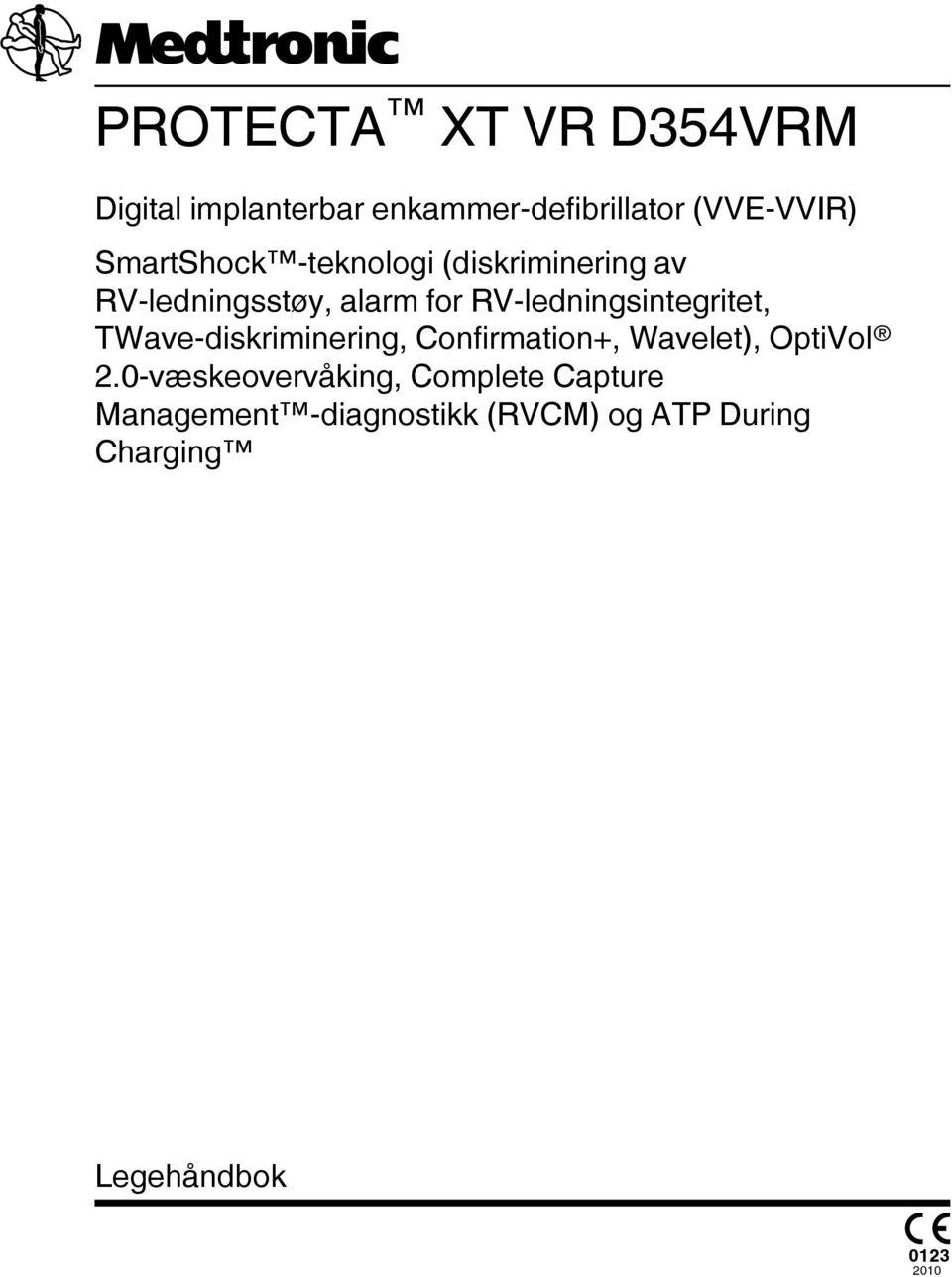 TWave-diskriminering, Confirmation+, Wavelet), OptiVol 2.