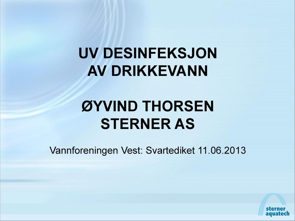 THORSEN STERNER AS