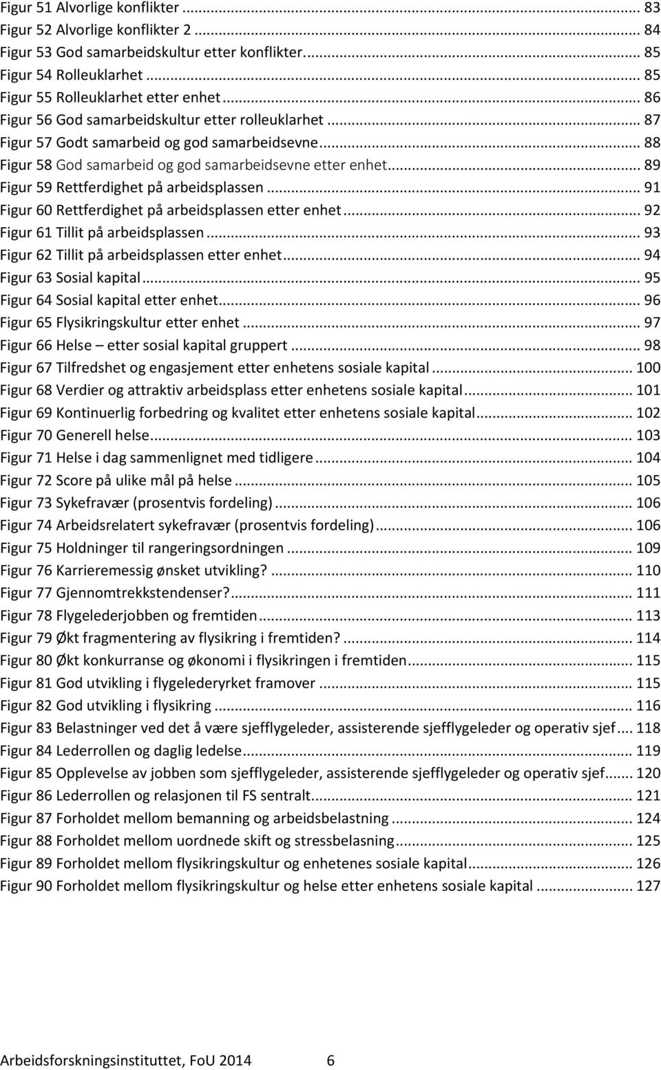 .. 89 Figur 59 Rettferdighet på arbeidsplassen... 91 Figur 60 Rettferdighet på arbeidsplassen etter enhet... 92 Figur 61 Tillit på arbeidsplassen... 93 Figur 62 Tillit på arbeidsplassen etter enhet.