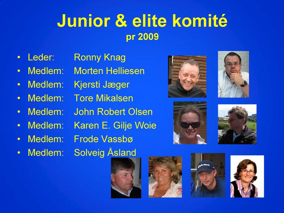 Medlem: Tore Mikalsen Medlem: John Robert Olsen