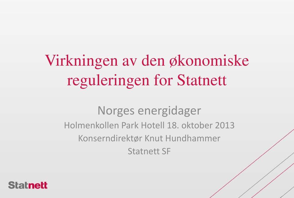 energidager Holmenkollen Park Hotell 18.