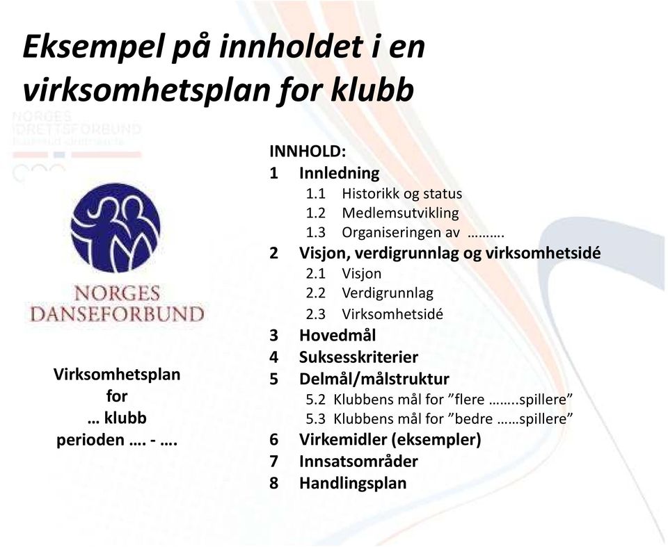 2 Visjon, verdigrunnlag og virksomhetsidé 2.1 Visjon 2.2 Verdigrunnlag 2.