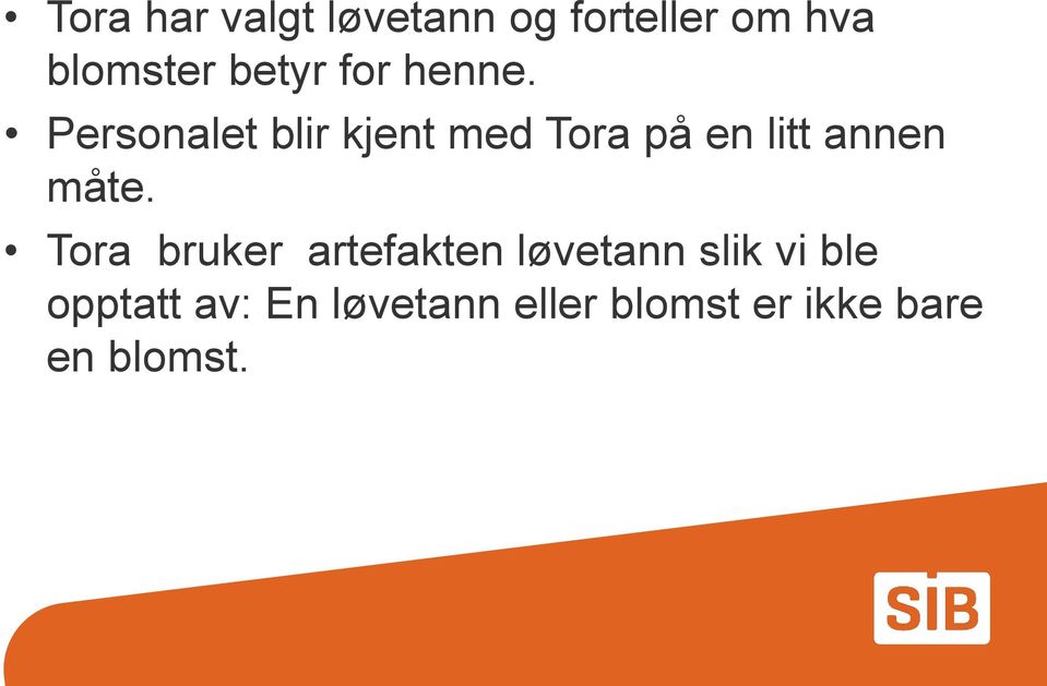 Personalet blir kjent med Tora på en litt annen måte.