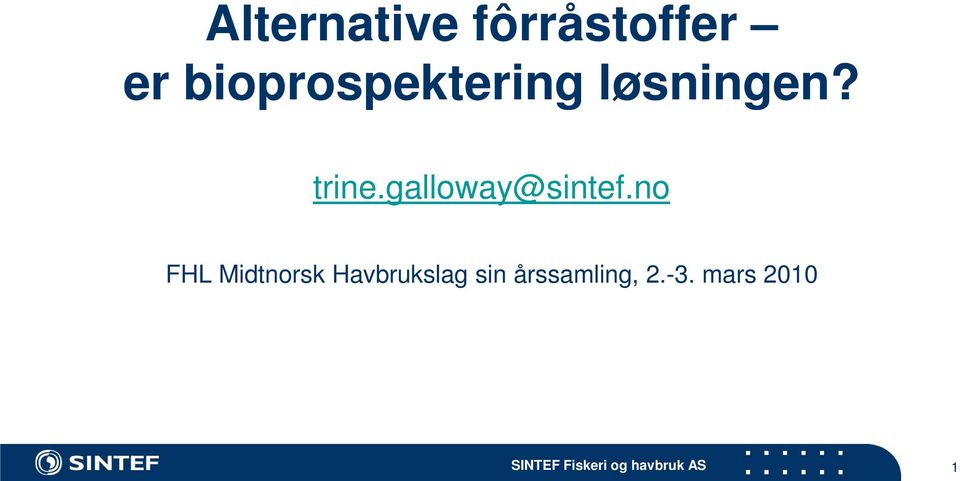 galloway@sintef.