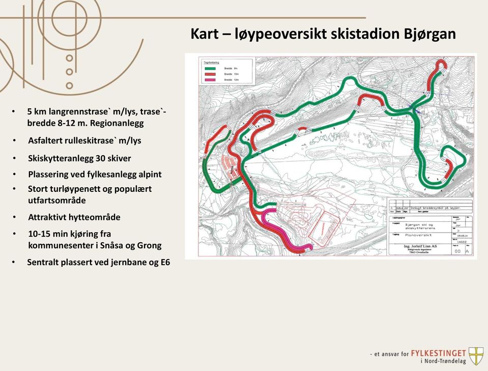 fylkesanlegg alpint Stort turløypenett og populært utfartsområde Attraktivt hytteområde