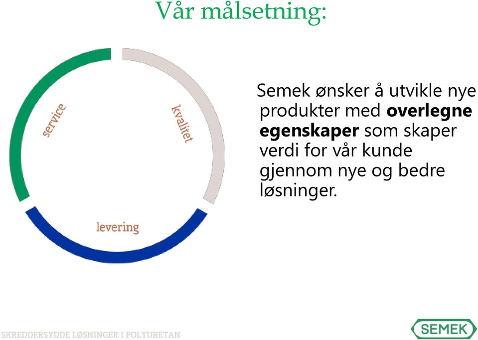 overlegne egenskaper som skaper