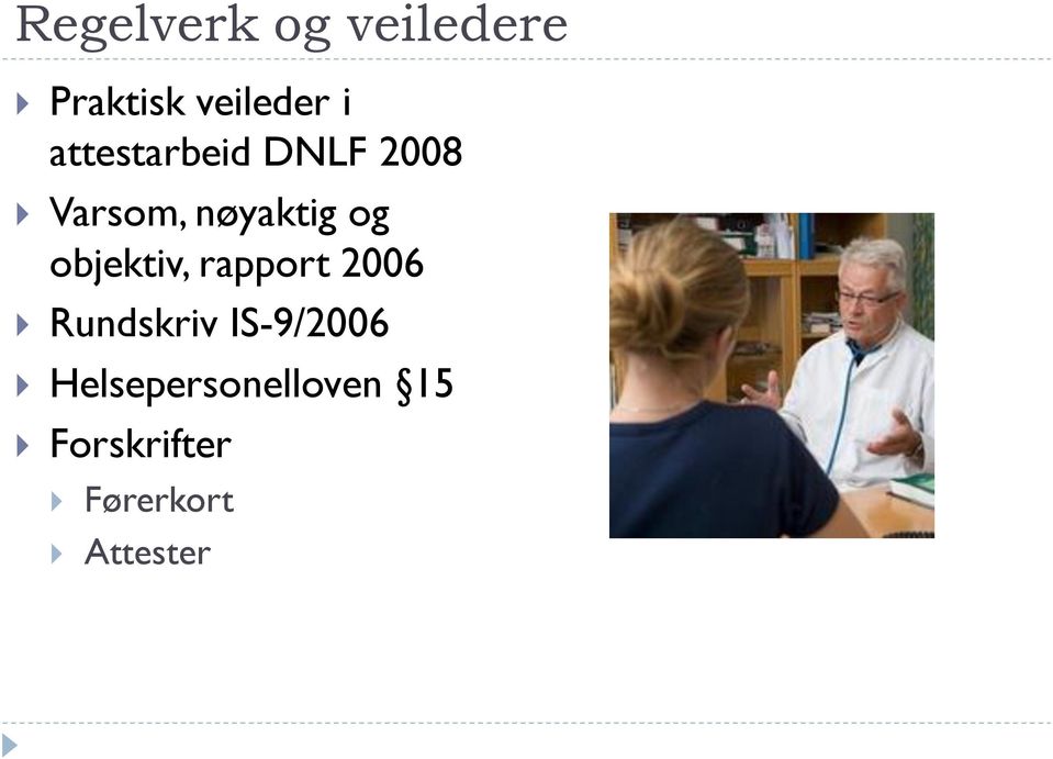 objektiv, rapport 2006 Rundskriv IS-9/2006