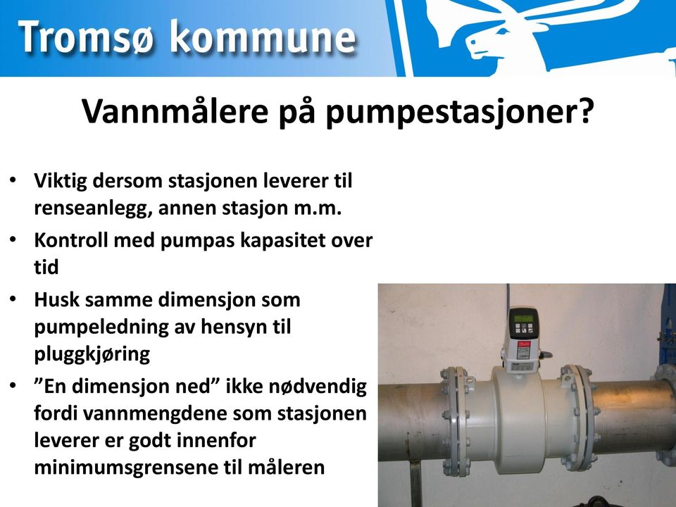 stasjonen leverer til renseanlegg, annen stasjon m.