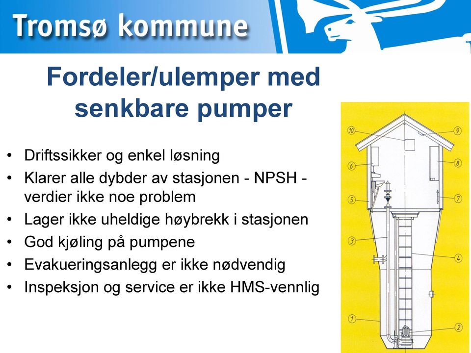 Lager ikke uheldige høybrekk i stasjonen God kjøling på pumpene