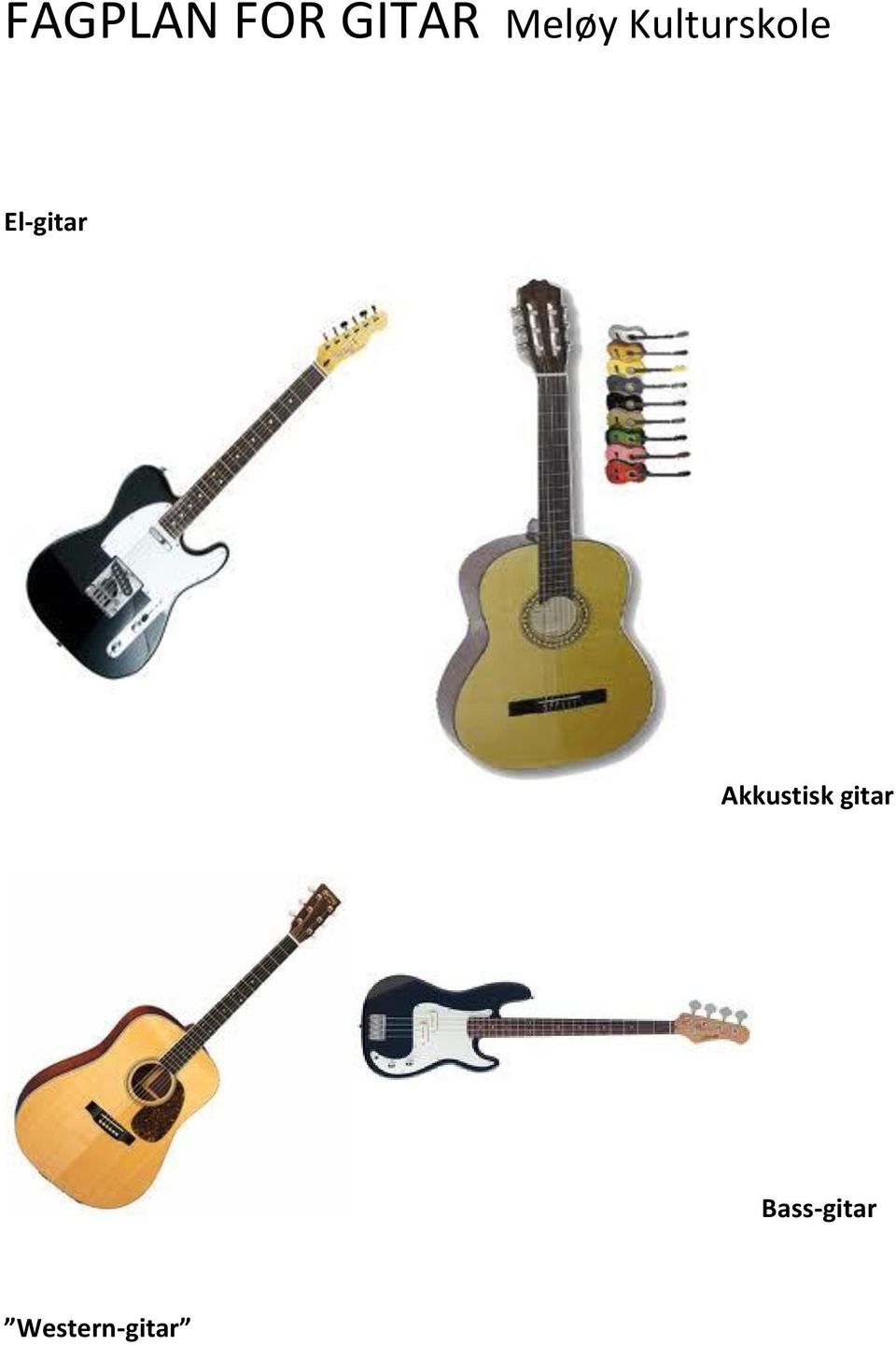 El-gitar Akkustisk
