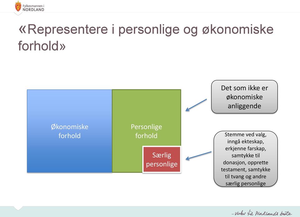 personlige Stemme ved valg, inngå ekteskap, erkjenne farskap, samtykke