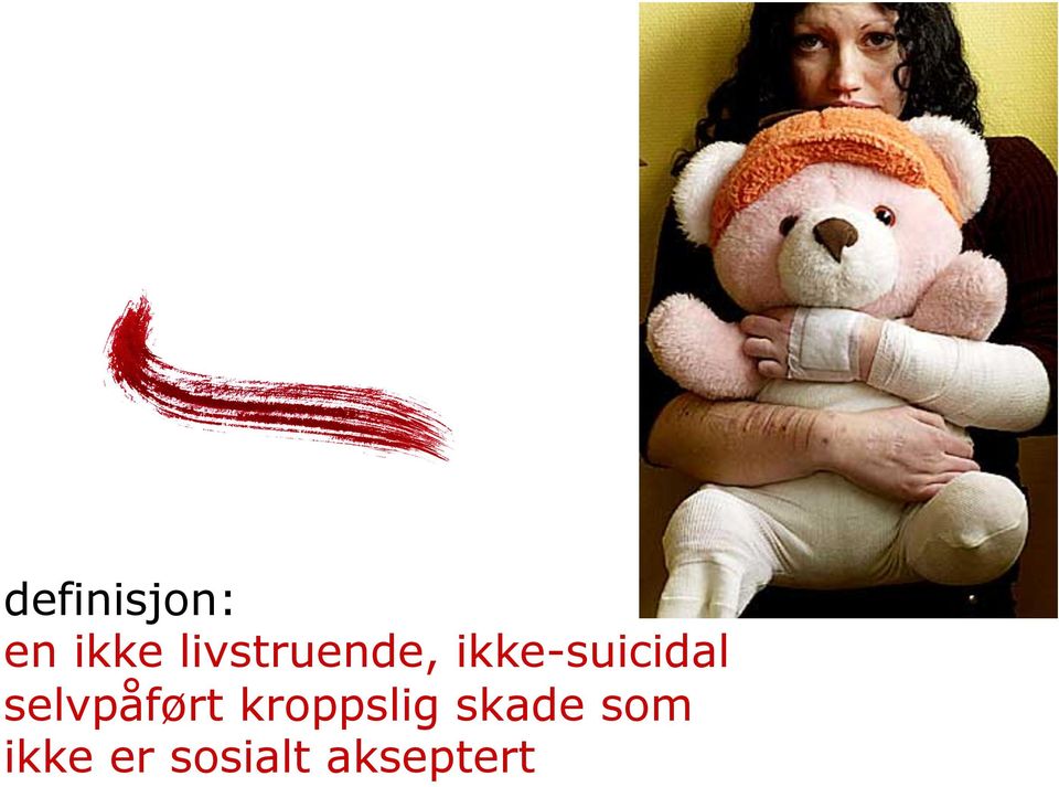 ikke-suicidal selvpåført