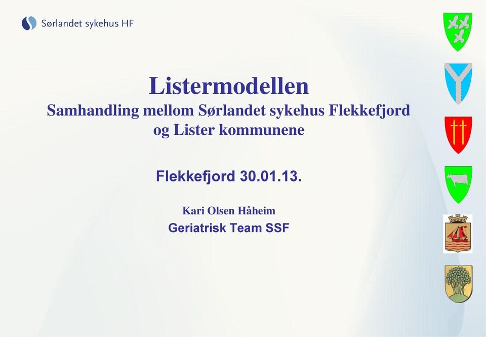Lister kommunene Flekkefjord 30.01.