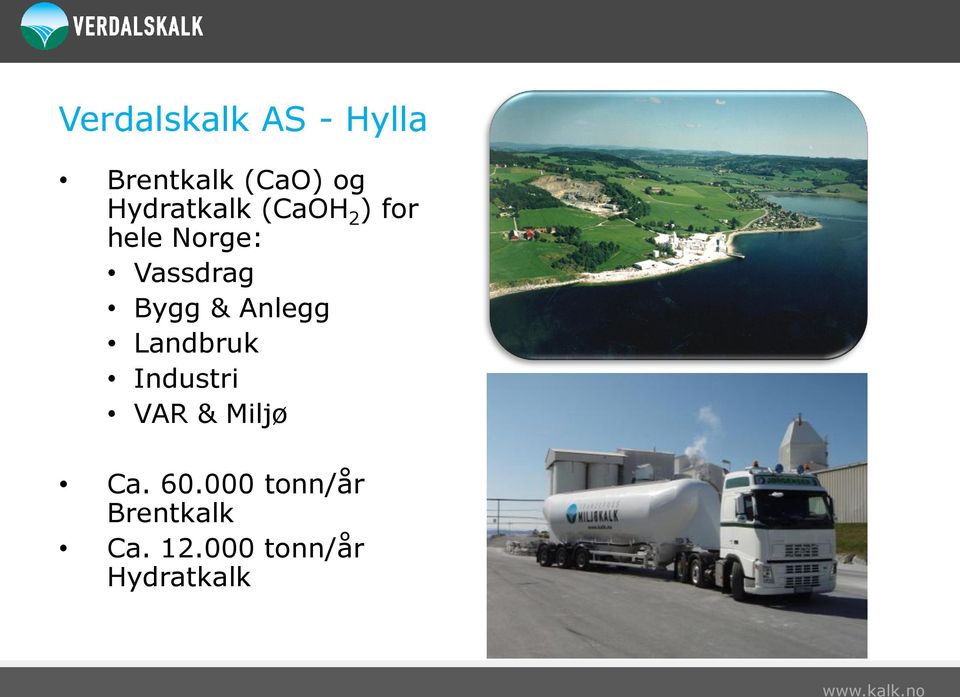 Bygg & Anlegg Landbruk Industri VAR & Miljø Ca.