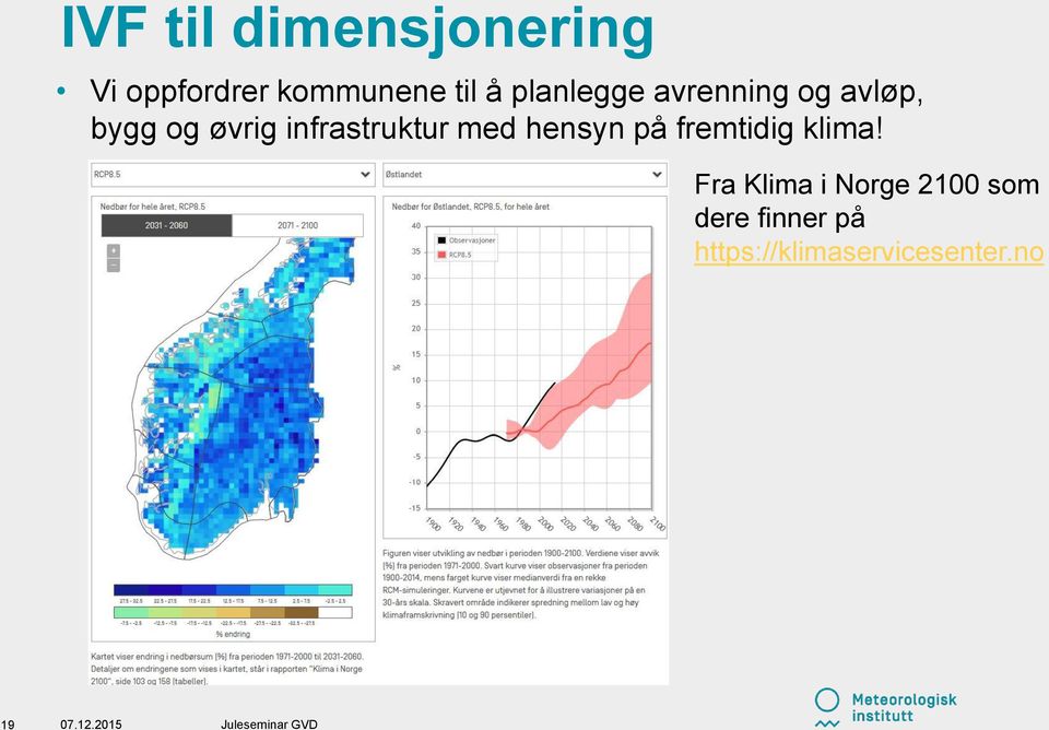 infrastruktur med hensyn på fremtidig klima!