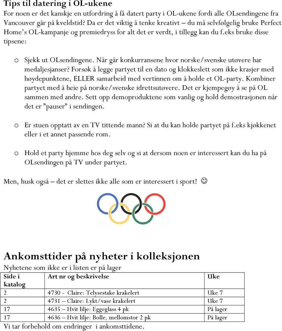 Når går konkurransene hvor norske/svenske utøvere har medaljesjanser?