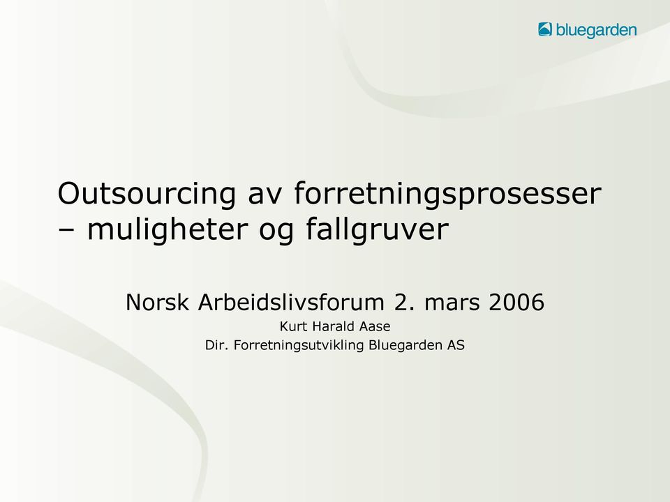 Arbeidslivsforum 2.