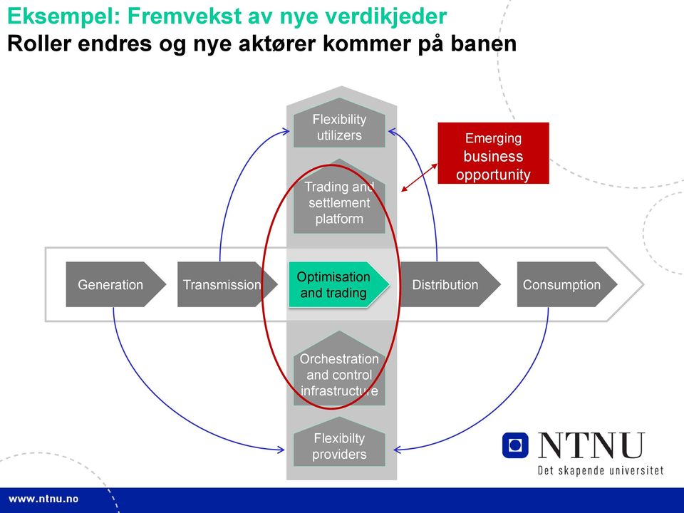 settlement platform Emerging business opportunity Optimisation Generation Transmission