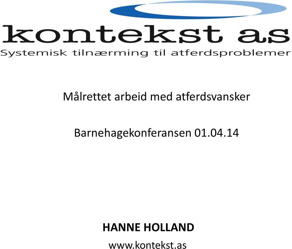 Barnehagekonferansen 01.