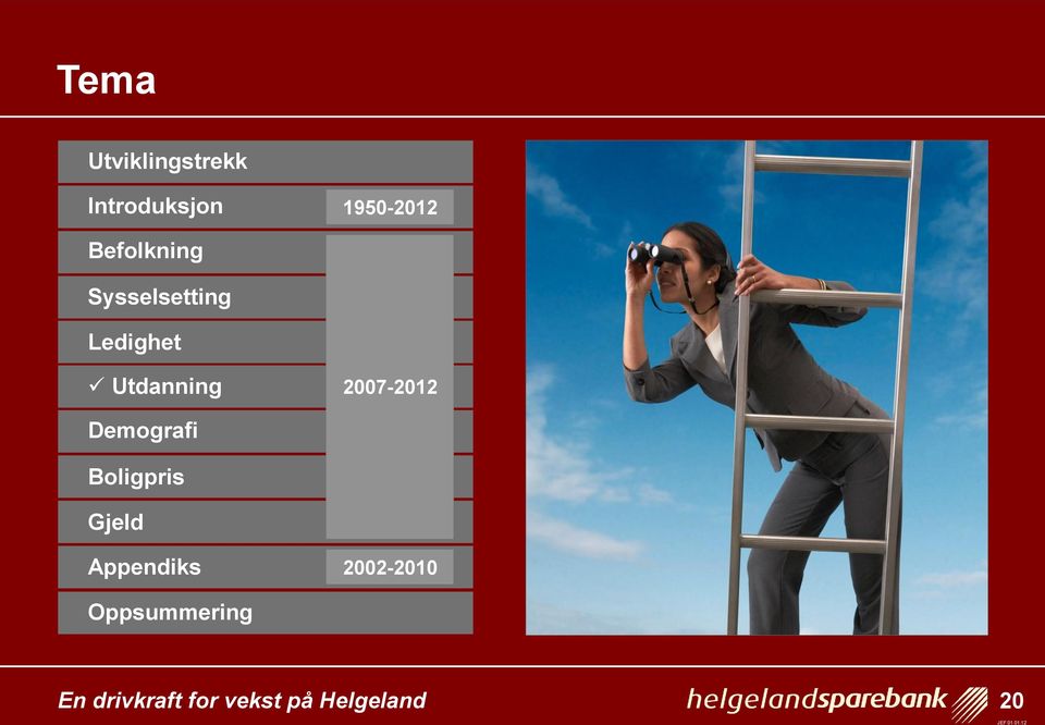 2007-2012 Demografi Boligpris Gjeld Appendiks