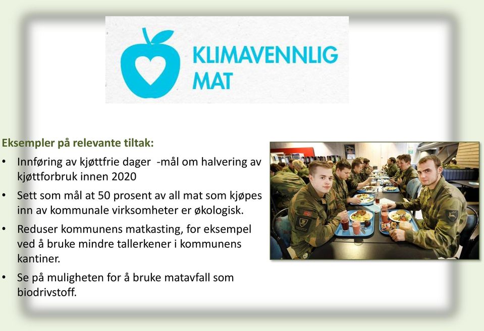 kommunale virksomheter er økologisk.