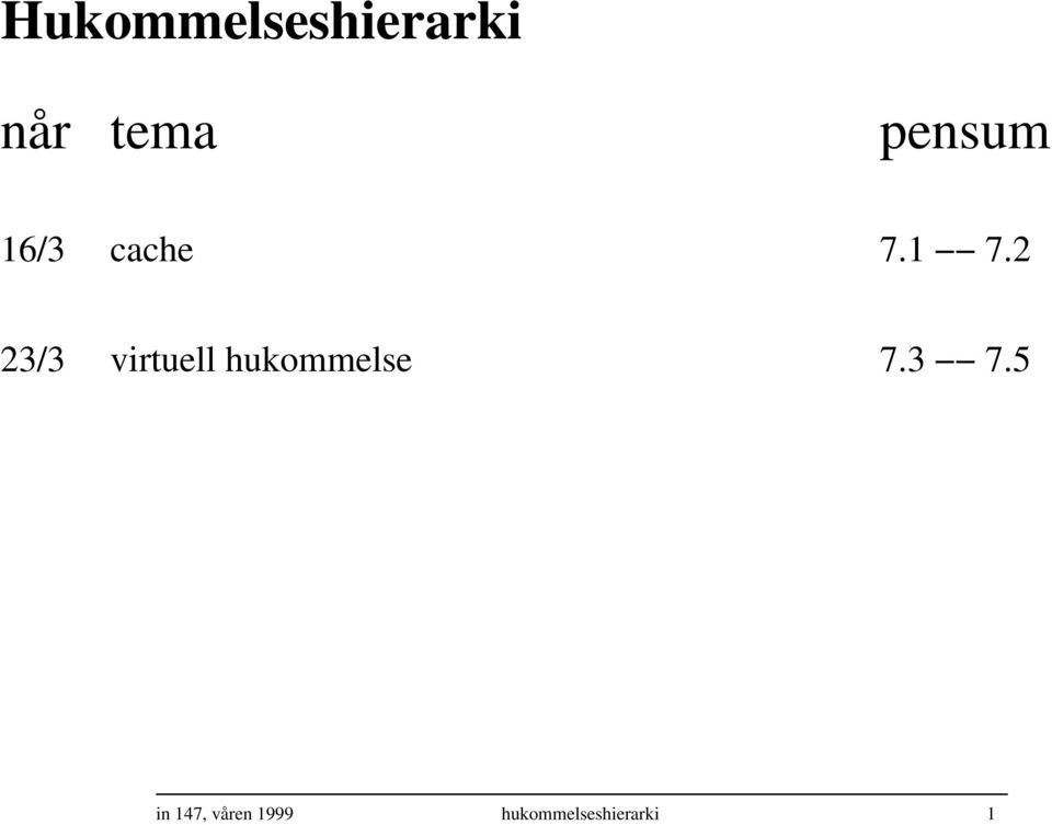 2 23/3 virtuell hukommelse 7.