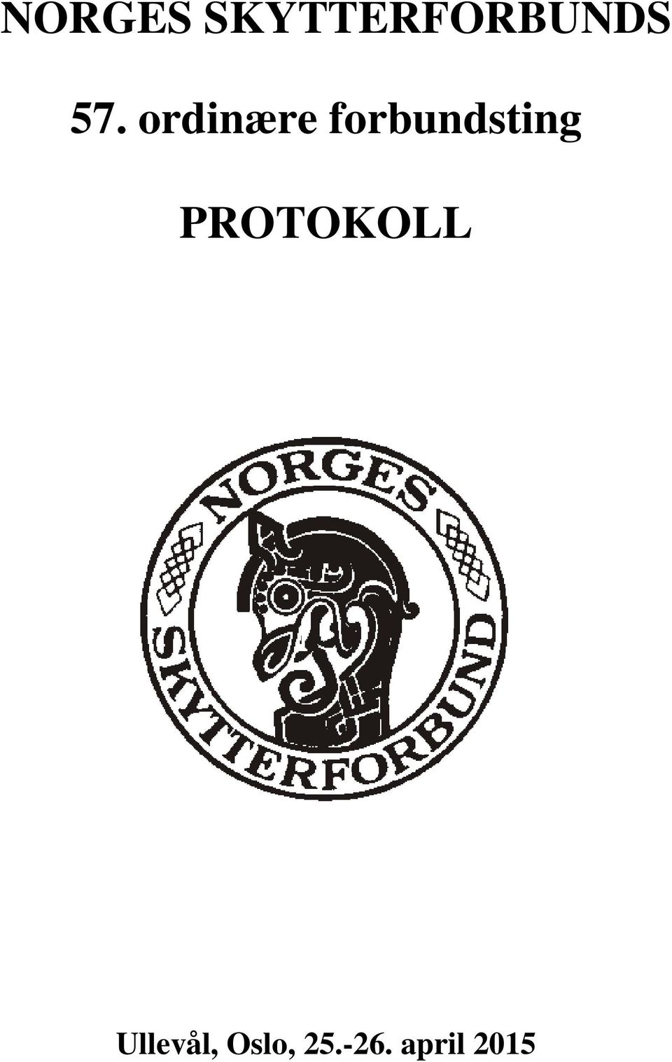 forbundsting PROTOKOLL