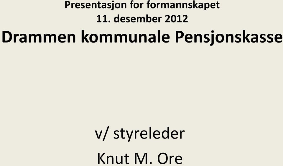 desember 2012 Drammen