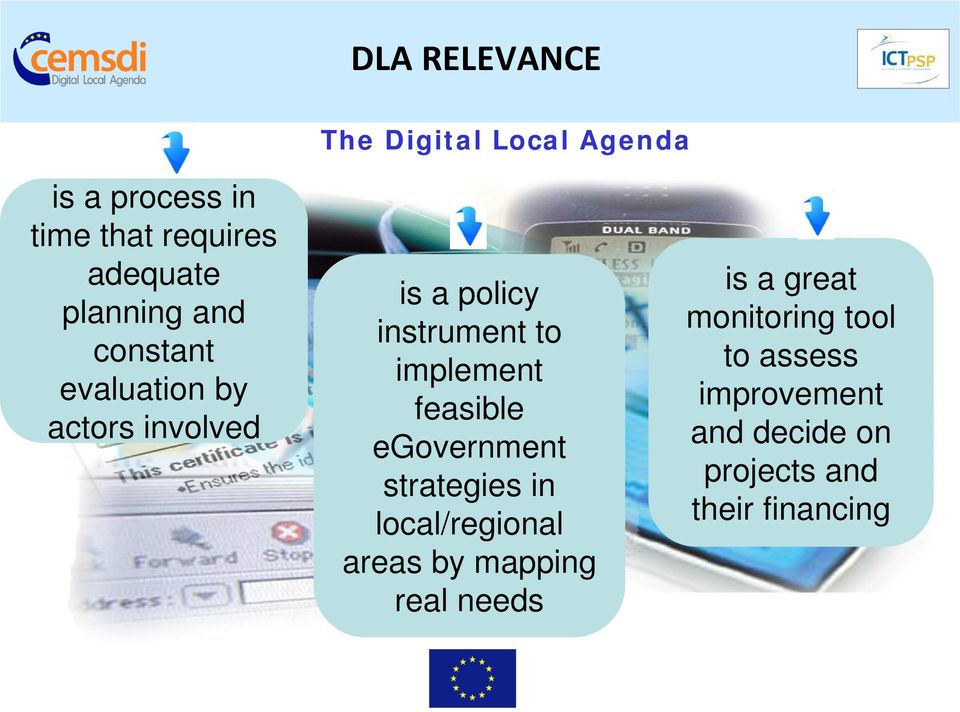 implement feasible egovernment strategies in local/regional areas by mapping real