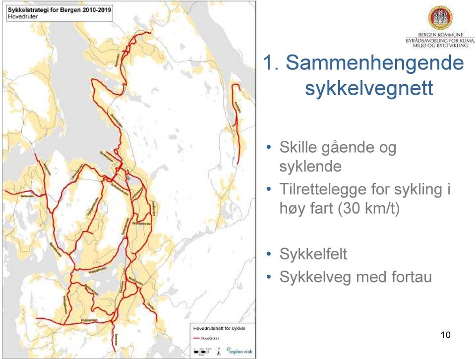 Tilrettelegge for sykling i høy