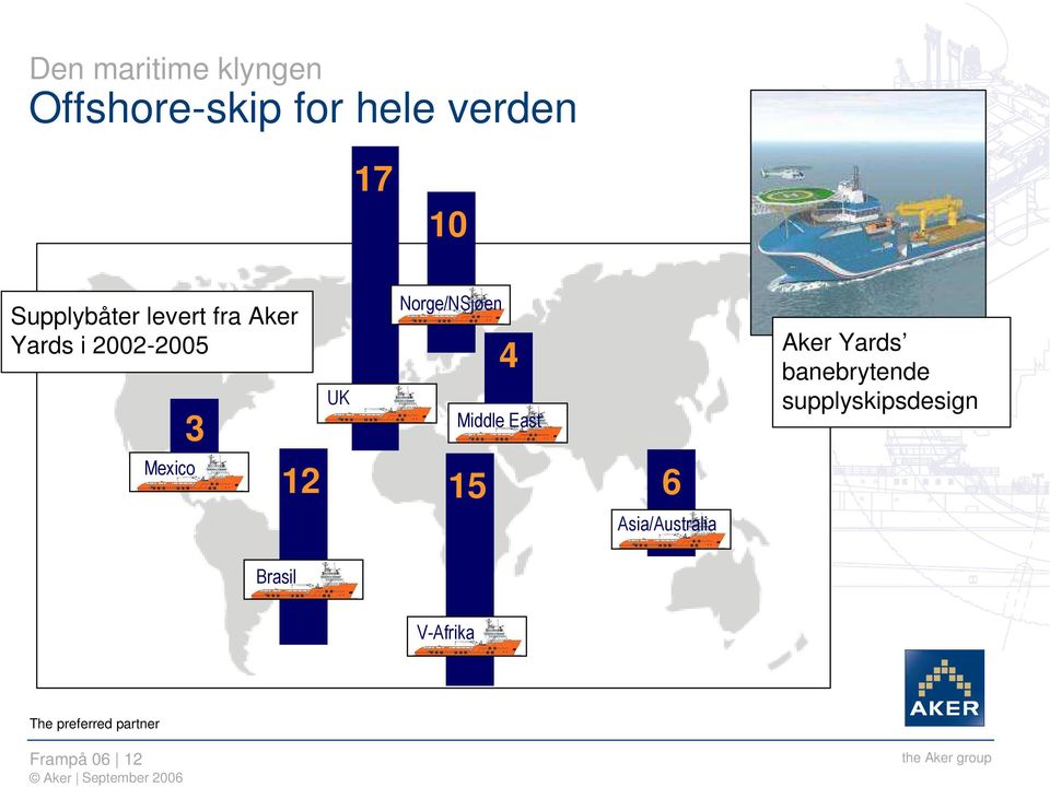 Norge/NSjøen 4 Middle East Aker Yards banebrytende