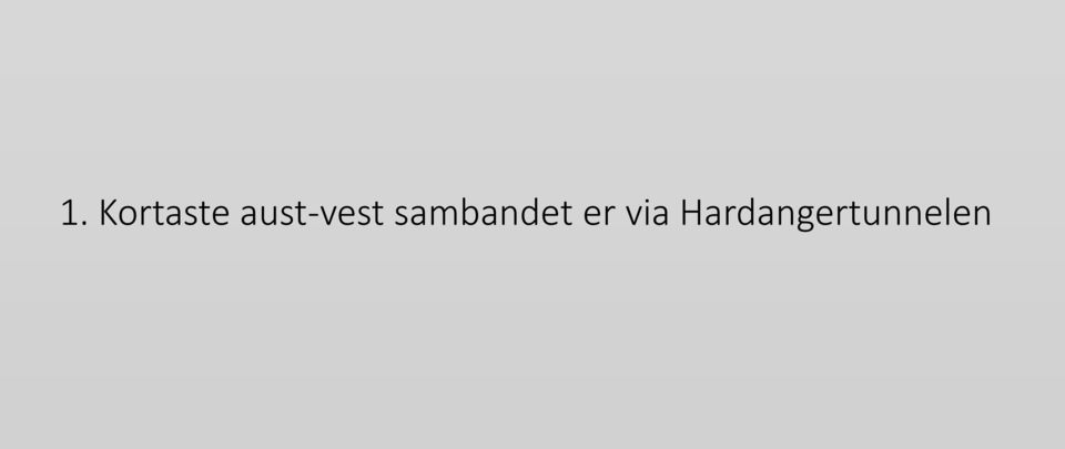 sambandet er