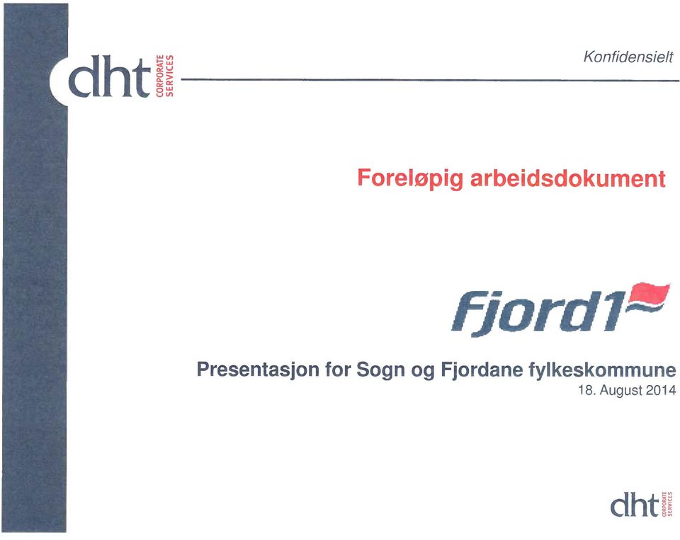Fjord 1"' Presentasjon for Sogn