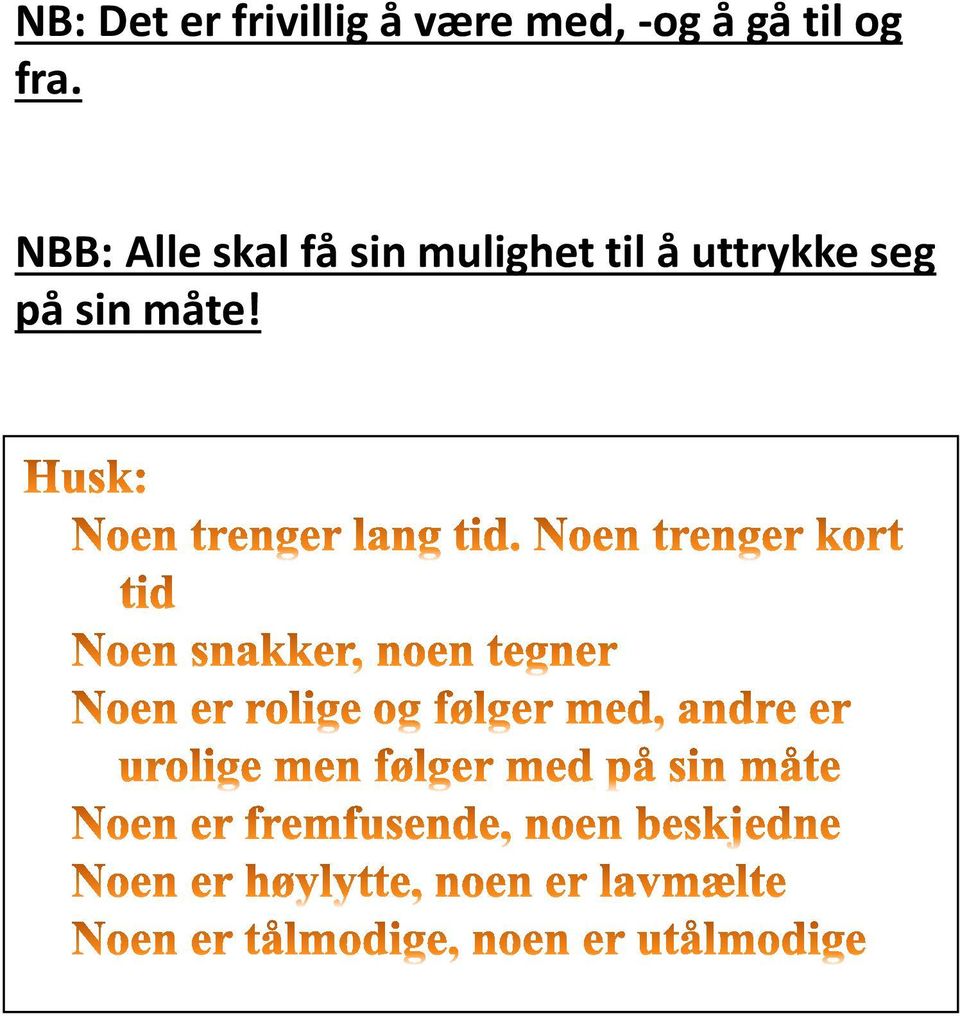 NBB: Alle skal få sin