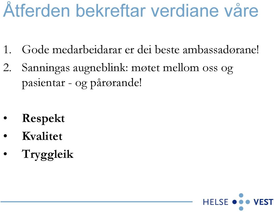 ambassadørane! 2.