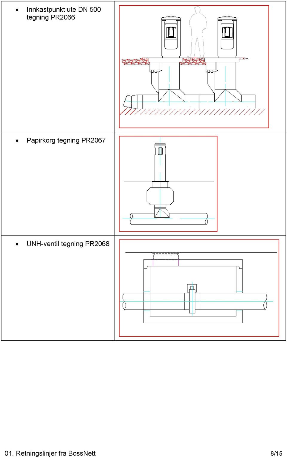 UNH-ventil tegning PR2068 01.