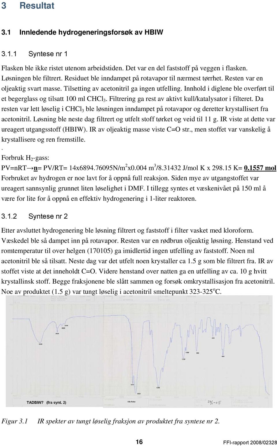 Innhold i diglene ble overført til et begerglass og tilsatt 100 ml CHCl 3. Filtrering ga rest av aktivt kull/katalysator i filteret.