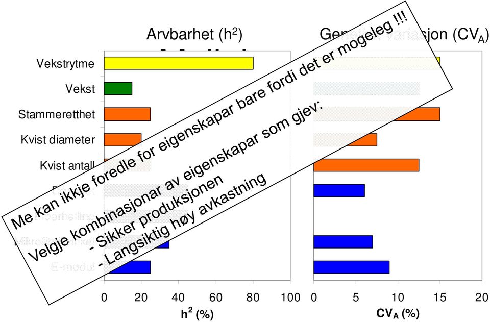 Kvist diameter Kvist antall Densitet Fiberhelling