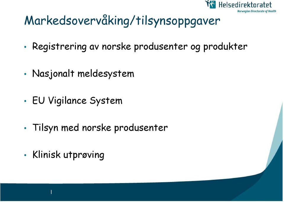 produkter Nasjonalt meldesystem EU