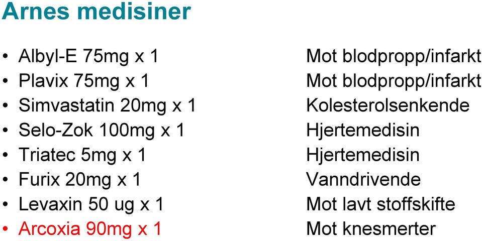 Arcoxia 90mg x 1 Mot blodpropp/infarkt Mot blodpropp/infarkt