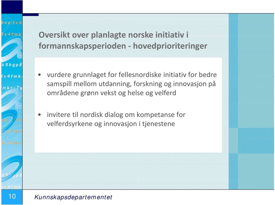 forskning og innovasjon på områdene grønn vekst og helse og velferd invitere til