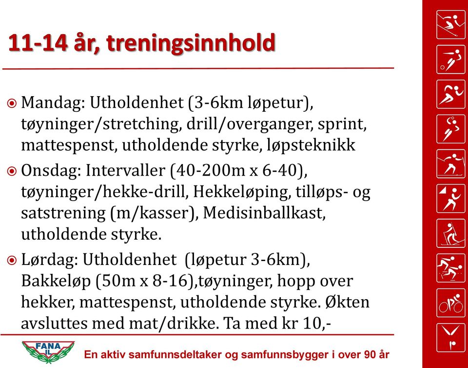 satstrening (m/kasser), Medisinballkast, utholdende styrke.