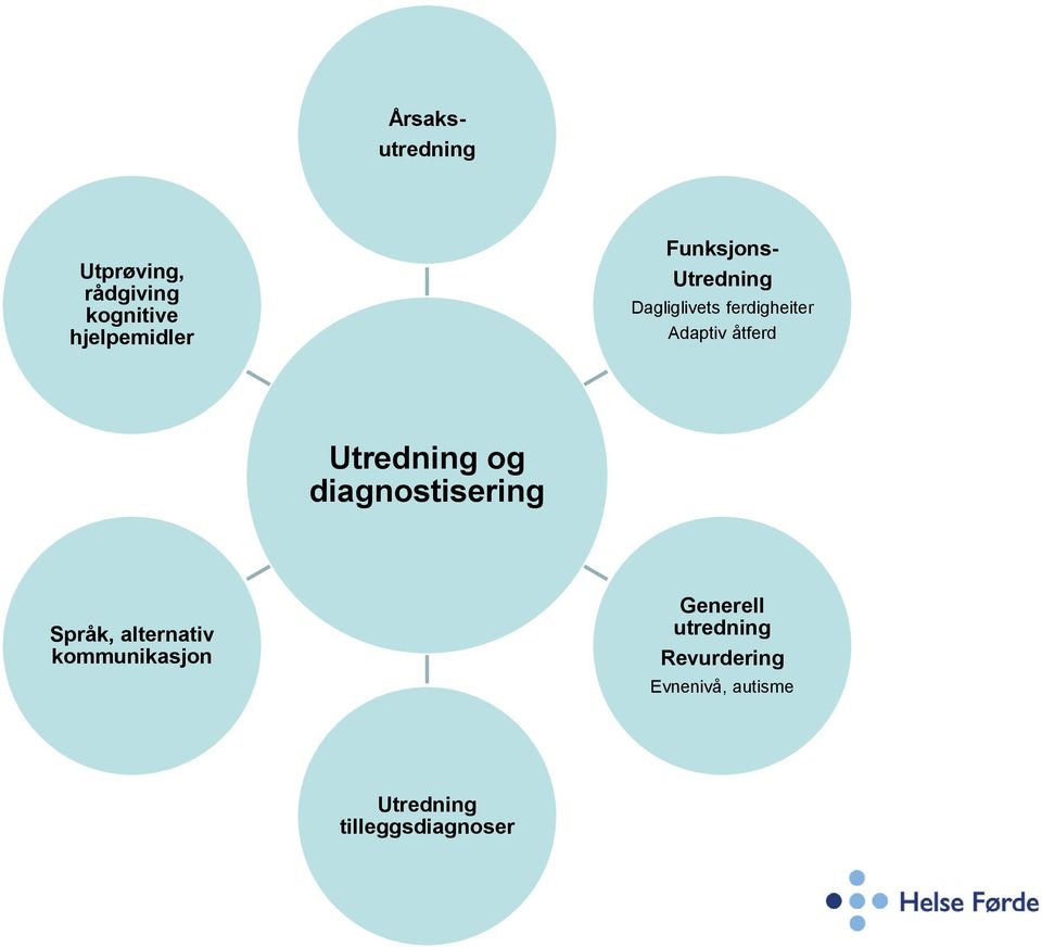 Utredning og diagnostisering Språk, alternativ kommunikasjon