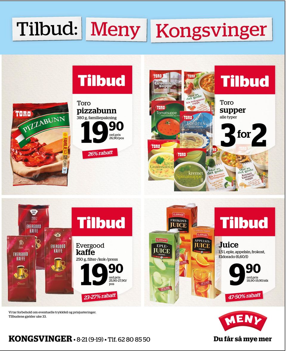 pris 25,-27,/ pos 23-27% rabatt Vi tar forbehold om eventuelle trykkfeil og prisjusteringer.